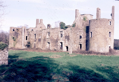 façade ouest du château de Coetcandec en 1967