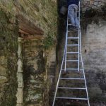 Coetcandec château chantier avril